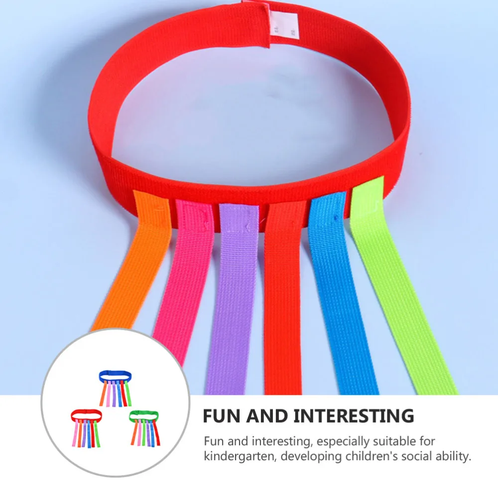 

3pcs Outdoor Sports Activity Catch Tail Kindergarten Teamwork Game Toys