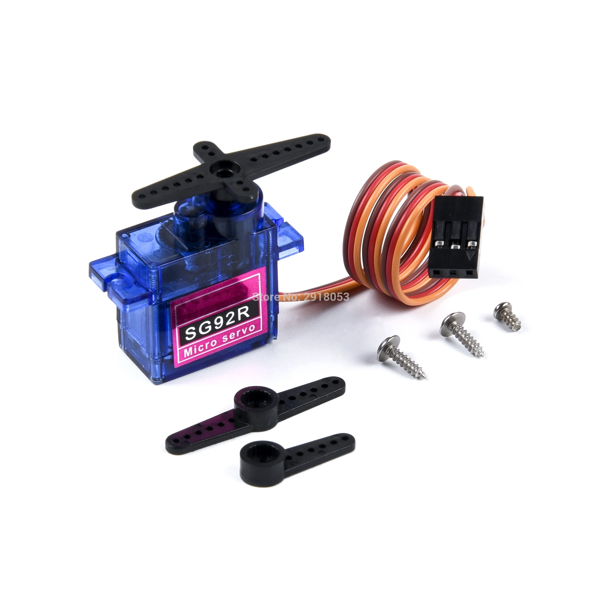 Mini Micro SG92R Digital Servo 9g 4.2V~6V with Nylo Gear 25cm Cable JR Connector for RC Airplane Car Boat Robot Parts | Игрушки и хобби