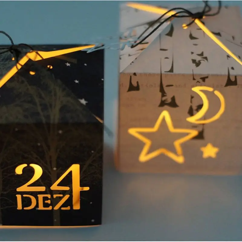 2021 Новый Дерево Луна Звезды металлический Трафаретный вырубной штамп