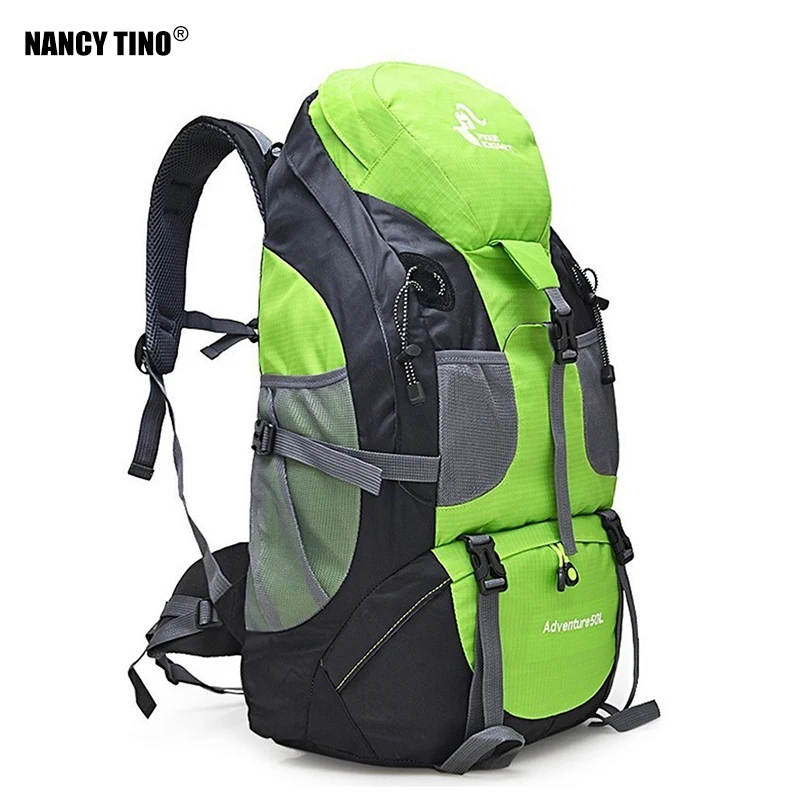 

NANCY TINO 65L Waterproof Hiking Backpack Men Trekking Travel Backpacks for Women Sport Bag Outdoor Climbing Mountaineering Bags