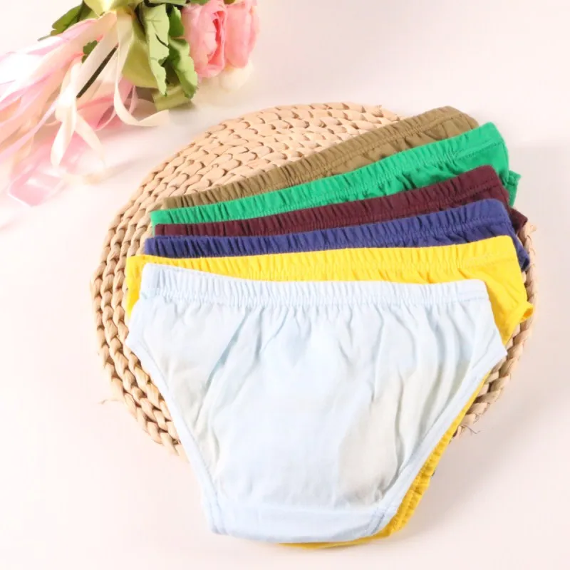 5 Mixed Hair Softening Boys Cartoon Printing Cotton Briefs Children's Underwear Three Yards -12 TNM0034 | Детская одежда и