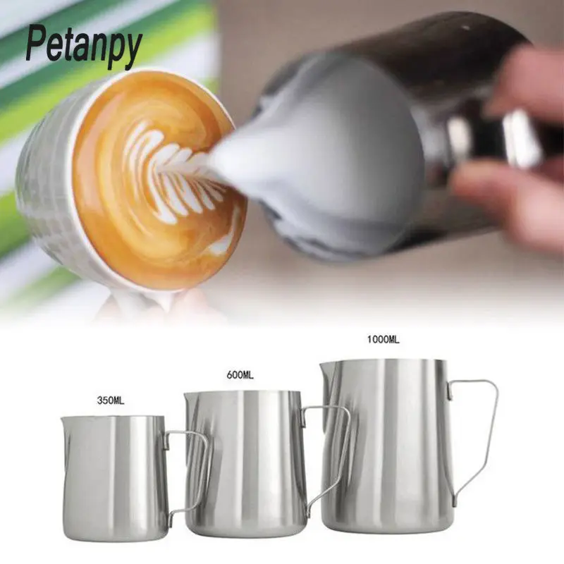 Кухонный кувшин для молока из нержавеющей стали кофе эспрессо бариста Крафт