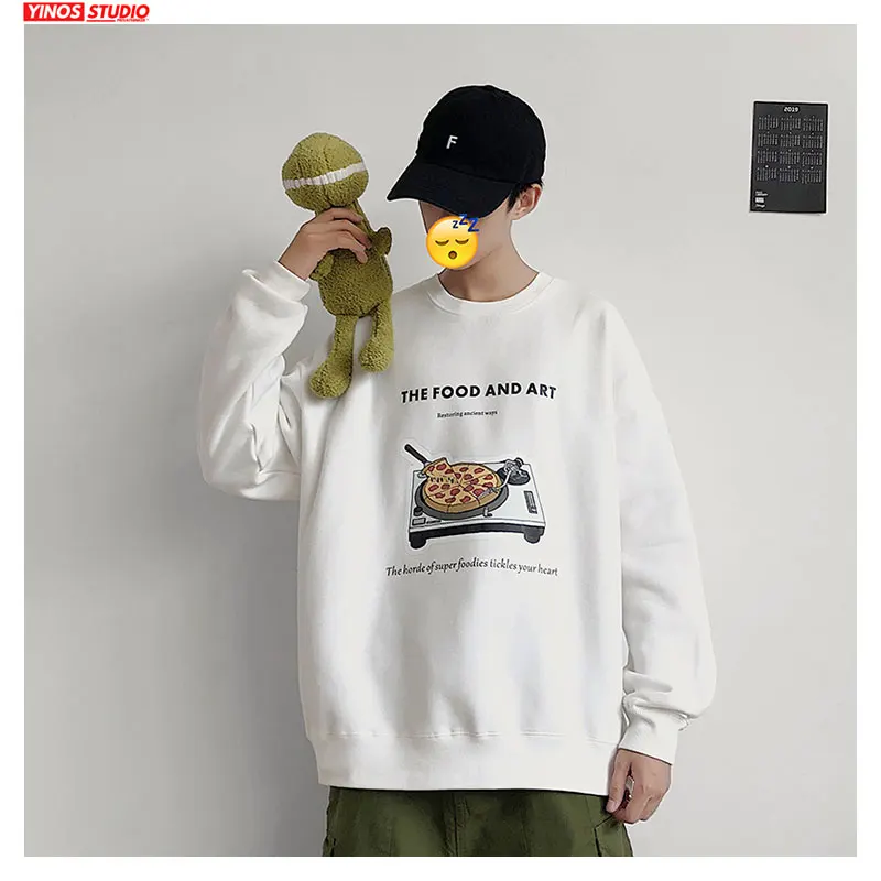 Дропшиппинг японский модный спортивный пуловер Весна мужские однотонные