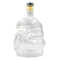 whiskey wine bourbon brandy liquor alcohol decanter glass bottle 650ml