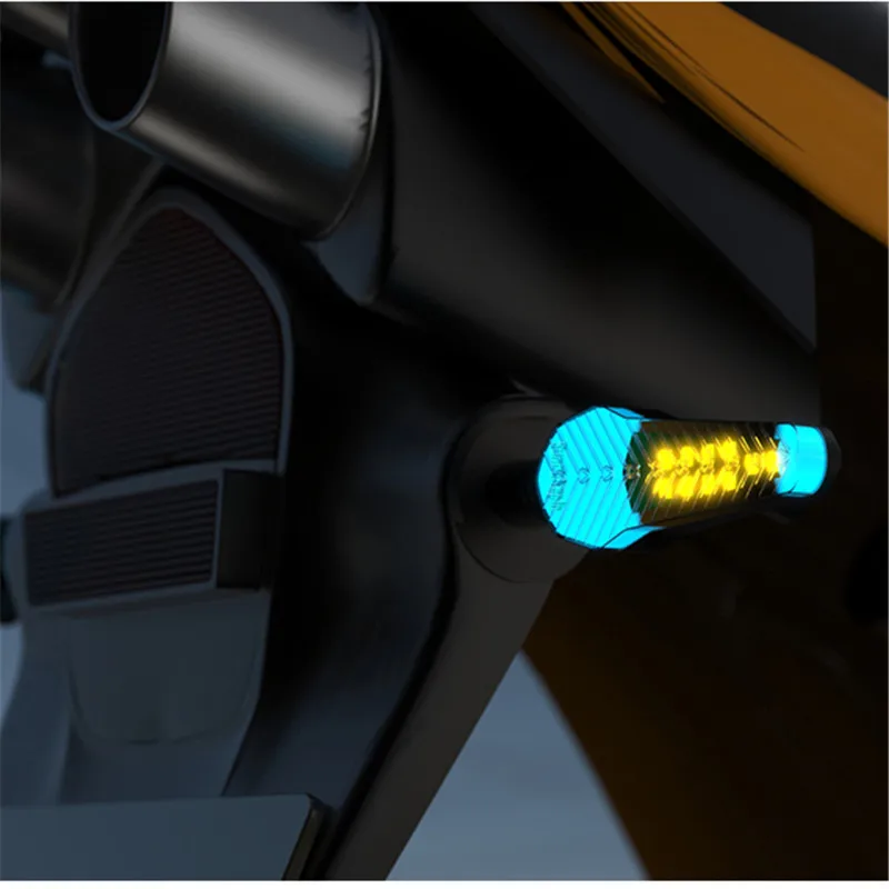 

motorcycle LED Turn Signal Light Motorcycle Stop Signals Flowing Water Flasher moto Blinker Tail Lamp Universal M10 Brake Light