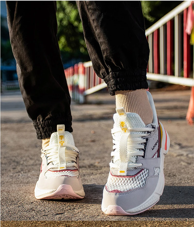 Li-Ning/Женская обувь; 001 R-1 стиль жизни; обувь в стиле ретро; удобная спортивная обувь для фитнеса; обувь для папы; кроссовки; AGCP082 YXB310