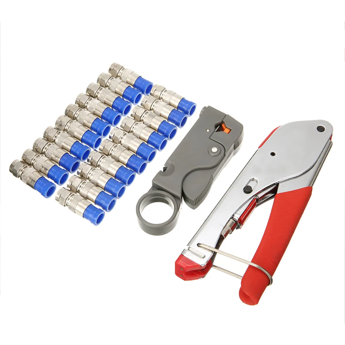 Coax Обжимные Щипцы F Type ручной обжимной инструмент + коаксиальные щипцы для обжима