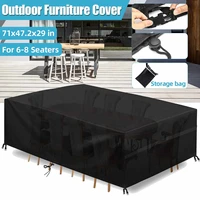 600d oxford cloth outdoor furniture dustproof cover for rattan table cube sofa waterproof rain garden patio protective cover