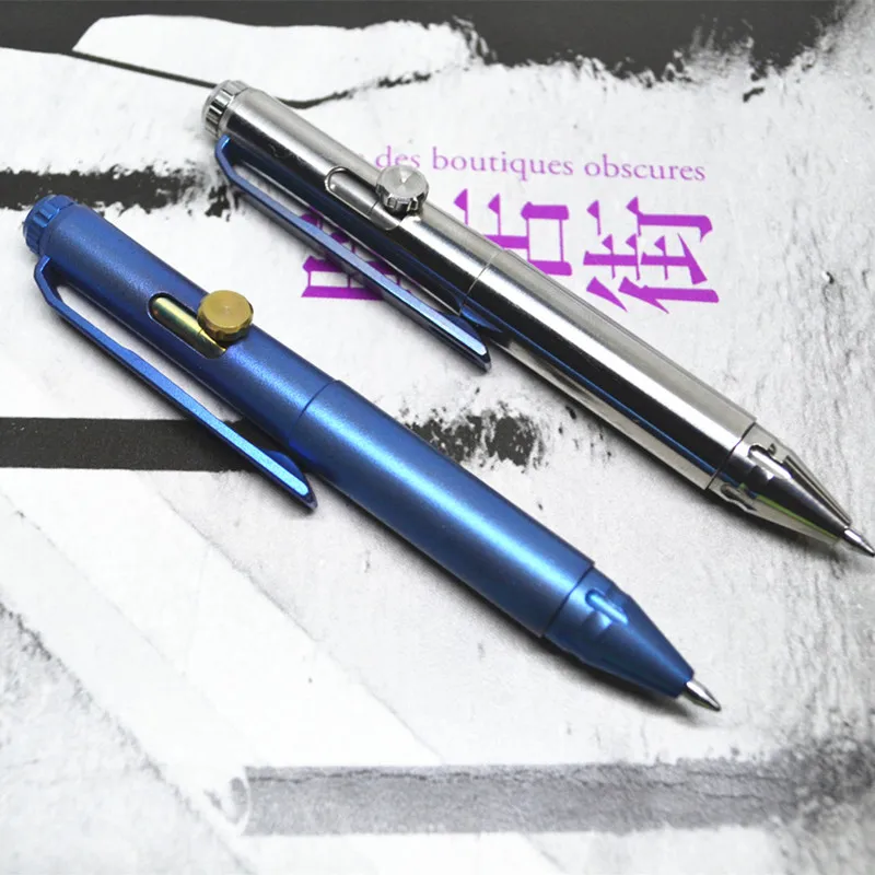 Новая мини-ручка для переноски EDC титановая Шариковая ручка пистолета гелевая