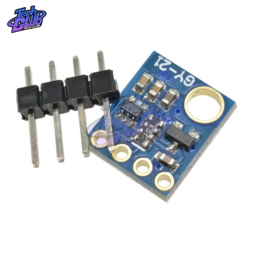 Цифровой модуль индикатора температуры и влажности GY 21 HTU21D IIC/I2C для