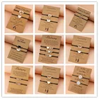 Двойные Браслеты из нержавеющей стали в форме сердца, браслет на день матери, сестры, любовь навсегда, плетеный браслет ручной работы, подарок на день рождения, ювелирные изделия