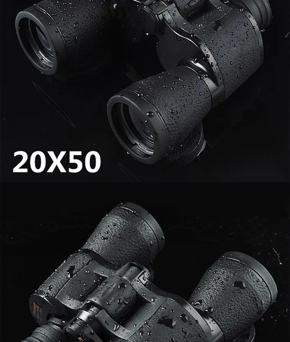 Мощный профессиональный бинокль baigish 20X50 военный телескоп LLL ночного видения telescopio hd Высокая мощность зум для охоты DM2