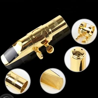music fancier club professional tenor soprano alto saxophone metal mouthpiece gold plated sax mouth pieces accessories size 5678