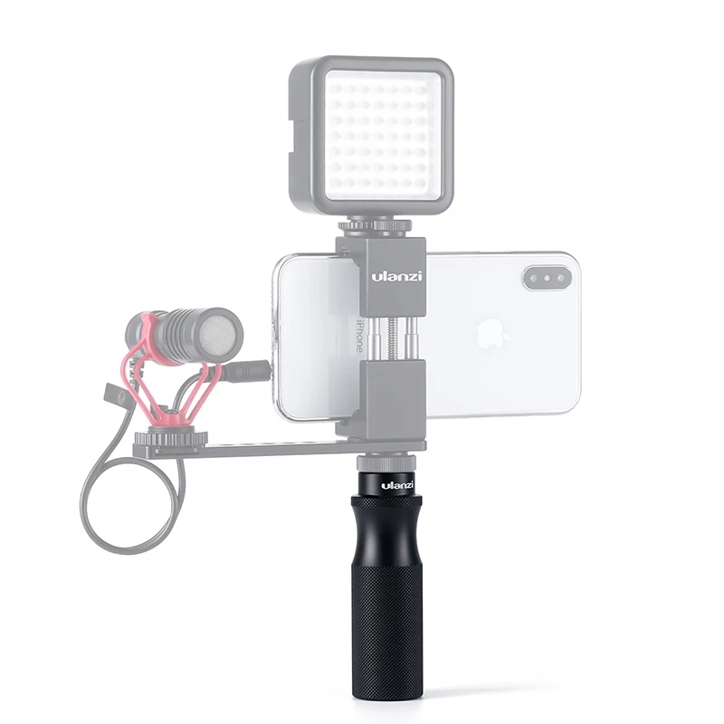 Ulanzi U-40 Metal Camera Hand Grip for GoPro 7 6 5 DJI OSMO Action RX0 II VLOG Handheld Handle Stabilizer with 1/4" Screw |