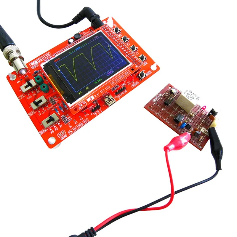 DSO138 2 4 &quotцифровой осциллограф TFT 1Msps + зонд аналоговая полоса пропускания (сварка)