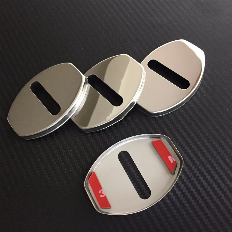 Аксессуары для Нержавеющая сталь Пряжка дверного замка фиксатор крышка Стикеры