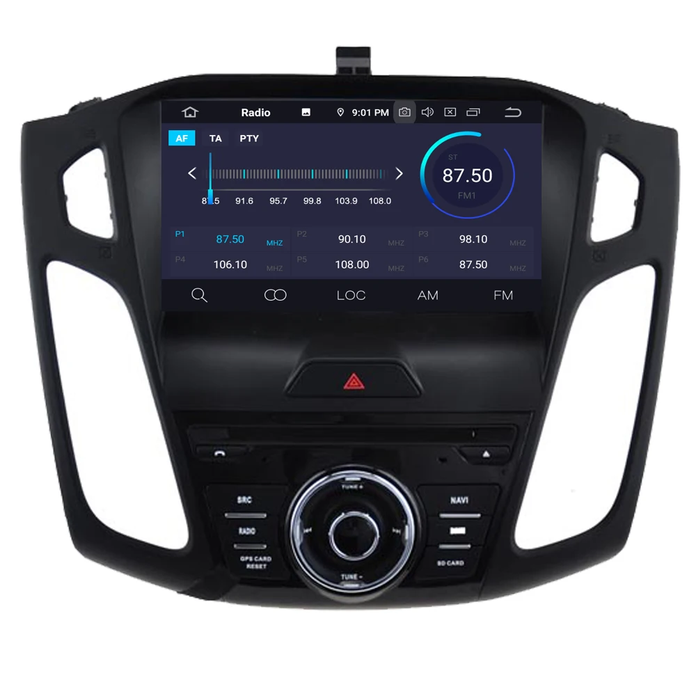Автомобильный DVD плеер RoverOne для Ford Focus 2015 2016 2017 Android 10 сенсорный экран