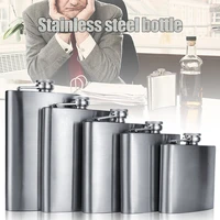 hot sale stainless steel hip liquor flask whiskey alcohol pocket wine bottle dropshipping