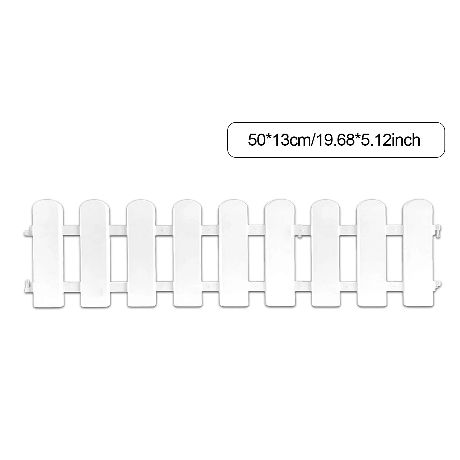 

50X30cm Decor White fence Garden lawn decoration fence indoor outdoor villa campus yard DIY Baffle Garden Fence Occlude