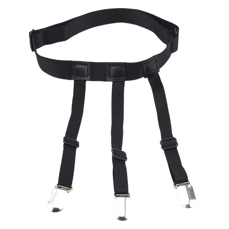 

One Pair Gentleman Leg Elastic Male Shirt Suspenders Garter Holder Business Men Shirt Stays Garters Suspenders Braces For Shirt