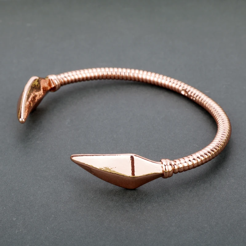 2 вида стилей модные манжеты браслеты для женщин розового золота браслет