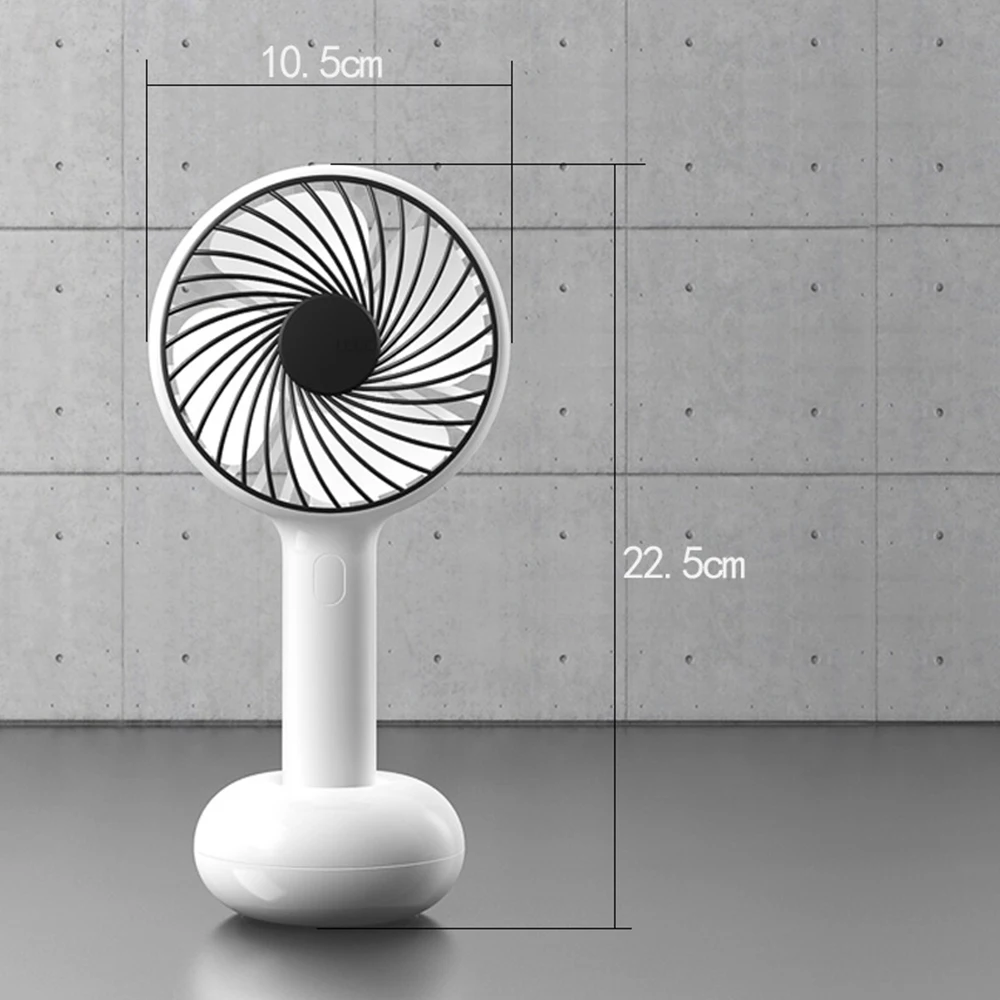 

Portable Summer Cooler Fan Handheld USB Rechargeable Mini Folding USB Fan Travel Outdoor Home Office Quiet Collapsible Desk Fans