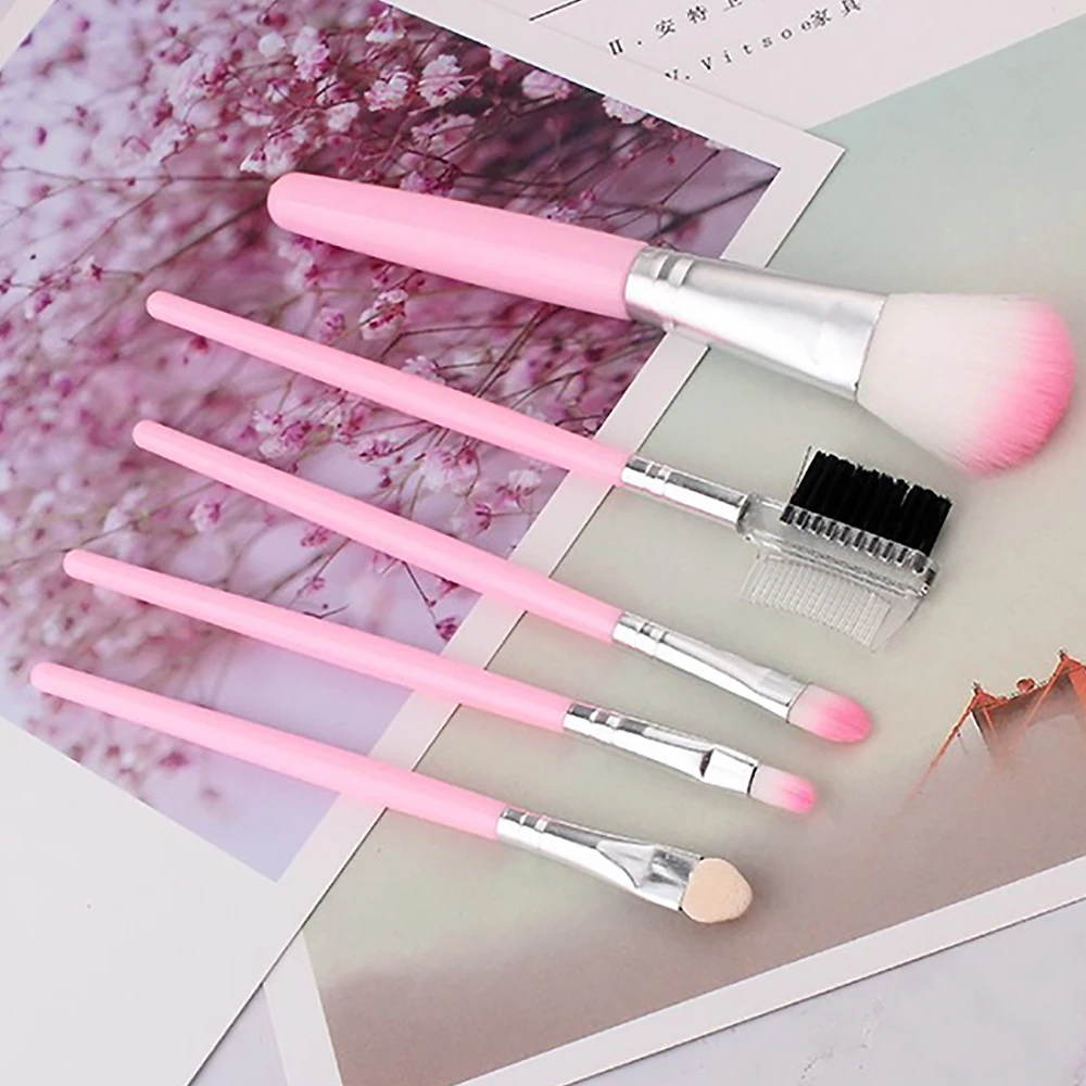 Хит 5 шт. набор кистей для макияжа Тени Карандаш глаз карандаш бровей основа