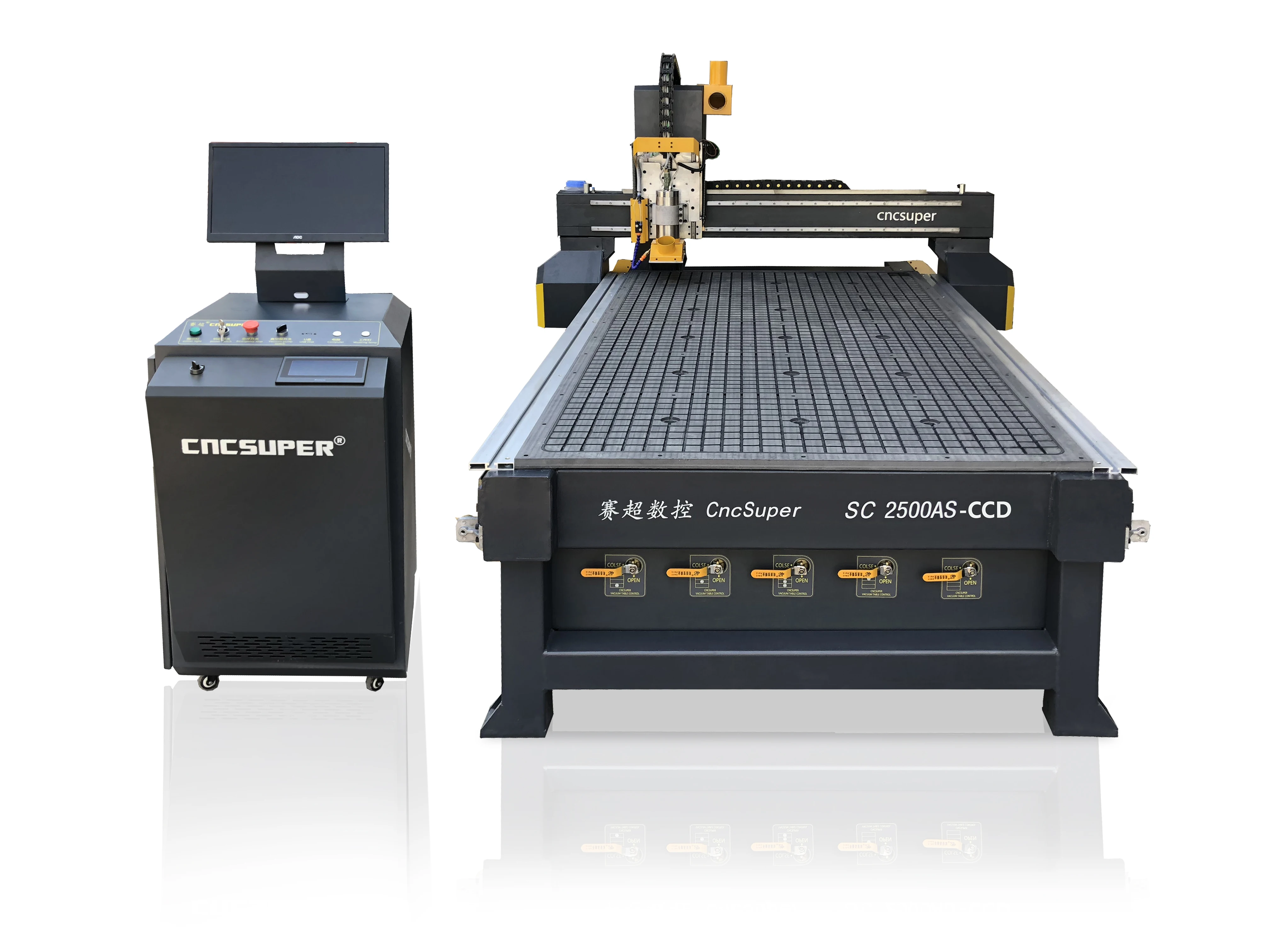 Сертифицированный CE акриловый фрезерный станок с ЧПУ 3D камерой и осциллирующим