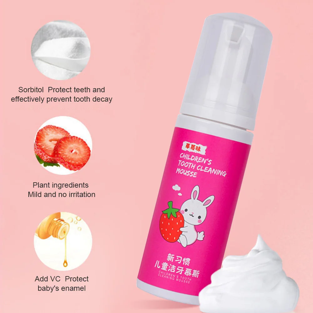 Детская зубная паста из пены удаление пятен очищение полости рта отбеливание