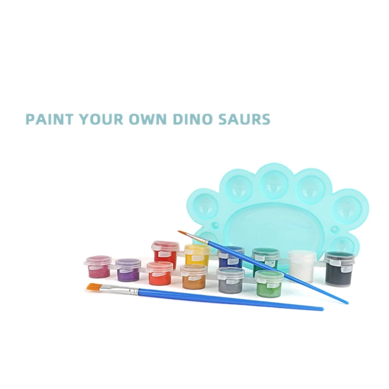 

Kids Crafts and Arts Dinosaur Painting Kit Dinosaurs Toys Art and Craft for Children Fun DIY Kids Paint Birthday Gifts