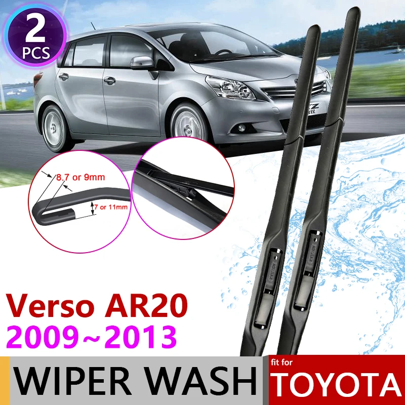 

Car Wiper Blade Windshield for Toyota Verso AR20 2009 2010 2011 2012 2013 Front Windscreen Wipers Car Accessories