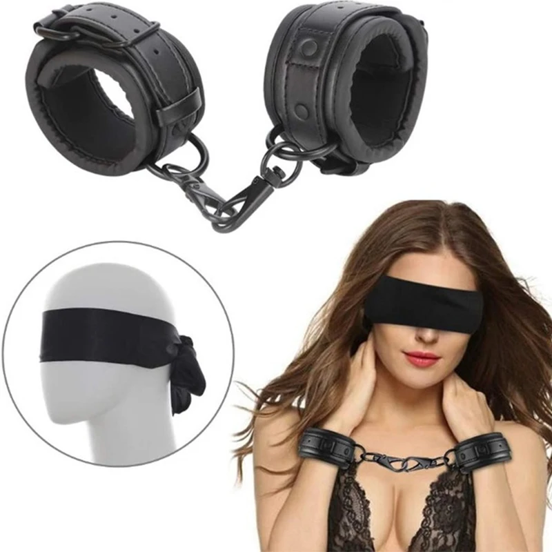 БДСМ игрушки БДСМ наручники фиксаторы наручники БДСМ Набор для бондажа Фетиш Секс-игрушки для женщин пар раб секс-шоп