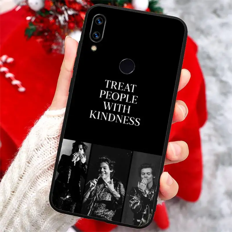 

Harry Styles Treat People With Kindness Phone Case For Xiaomi Redmi note 7 8 9 t k30 max3 9 s 10 pro lite