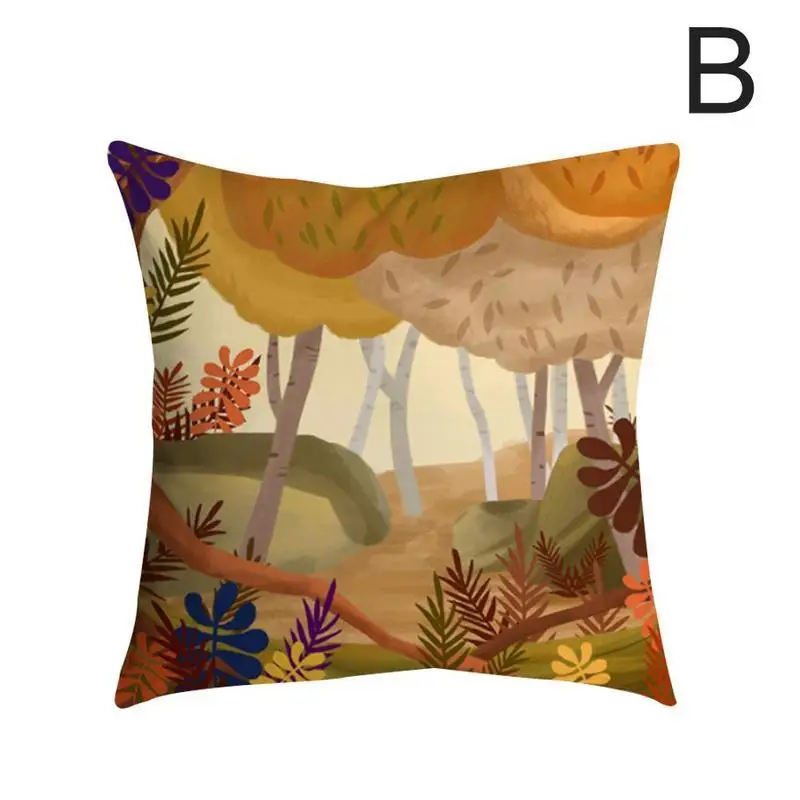 Персиковая кожа обнимающая наволочка осенняя пасторальная искусственная стул