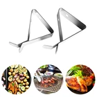 Держатель термометра для мяса из нержавеющей стали, держатель для зонда для гриля, измерения температуры коптильнидуховки