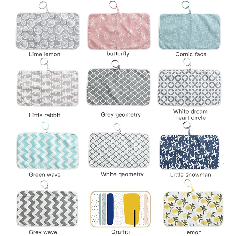 

1pc Newborn Baby Portable Diaper Pad Indoor&outdoor Double-sided Usable Mattress Breathable Waterproof Wash-able Changing Mat