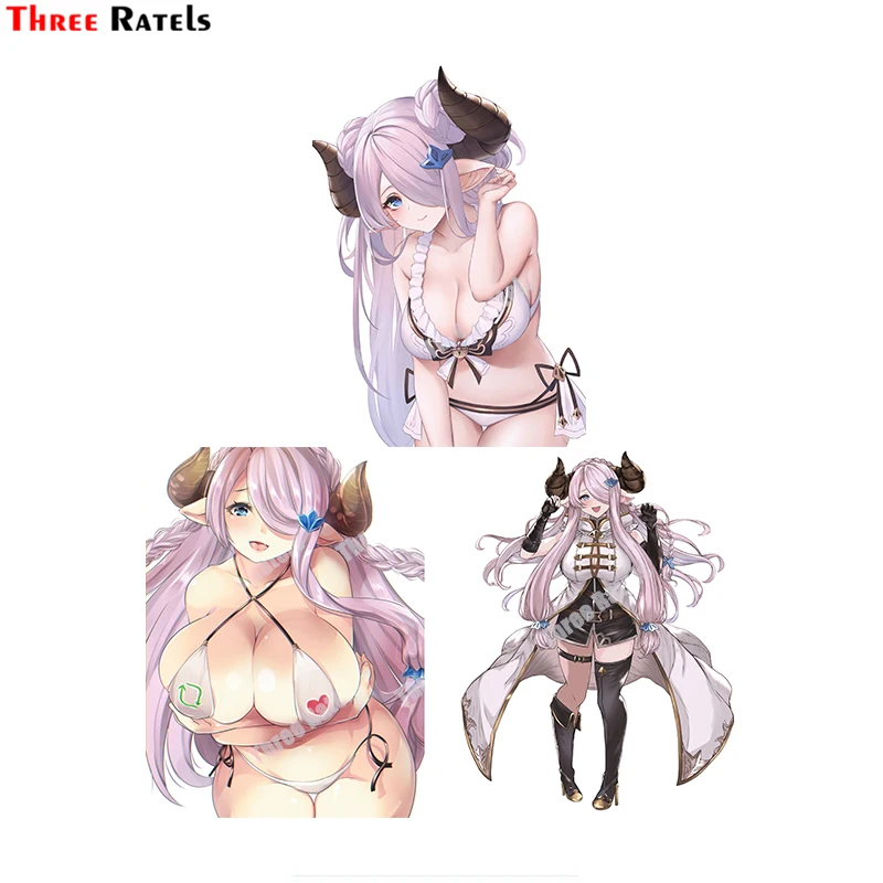 

Three Ratels B167 аниме нармая гранблю Фэнтези съемные крышки топливного бака автомобиля и украшения бампера наклейки виниловые материалы наклейки