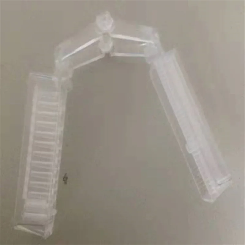 

5pcs Dental Lab Plastic Articulator Anterior Half Arch Impression Tray Dental Half-Port Plastic Mold Splitting Frame
