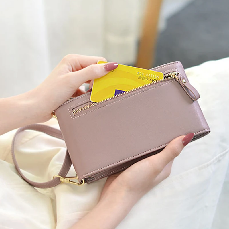 Сумка-мессенджер на ремне для женщин модный дизайнерский кошелек iPhone 11 PRO MAX X XR XS 7