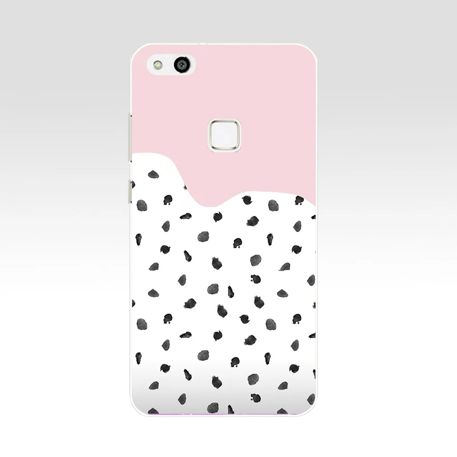 333FG Мягкий силиконовый чехол из ТПУ с леопардовым принтом и узором в горошек для