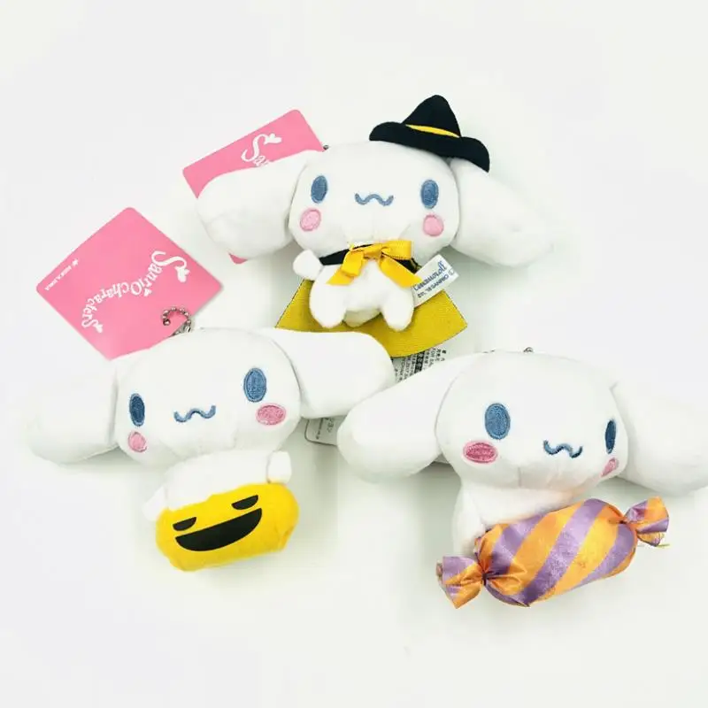 1 шт. Высокое качество Прекрасный Хэллоуин Cinnamoroll Собака Плюшевая Кукла милый мультфильм собака с большим ухом подвесные плюшевые игрушки подарок