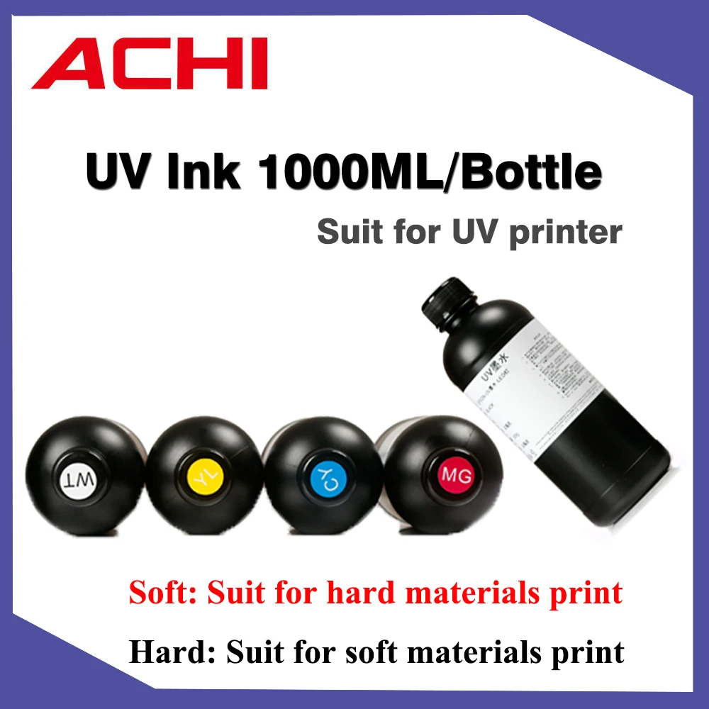 Светодиодные УФ-чернила для Epson 1390 R1800 R1900 4800 4880 7880 9880 УФ планшетный принтер DX4 DX5 DX6