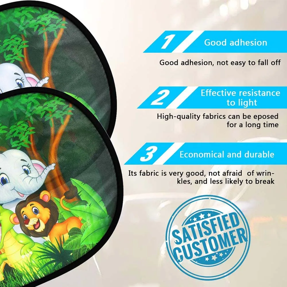 Детский мультяшный козырек Алфавит солнцезащитный детский автомобиль окно -