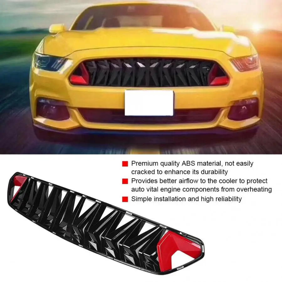 Прочный ABS автомобиль передний с капюшоном сетка бампер купе решетка подходит