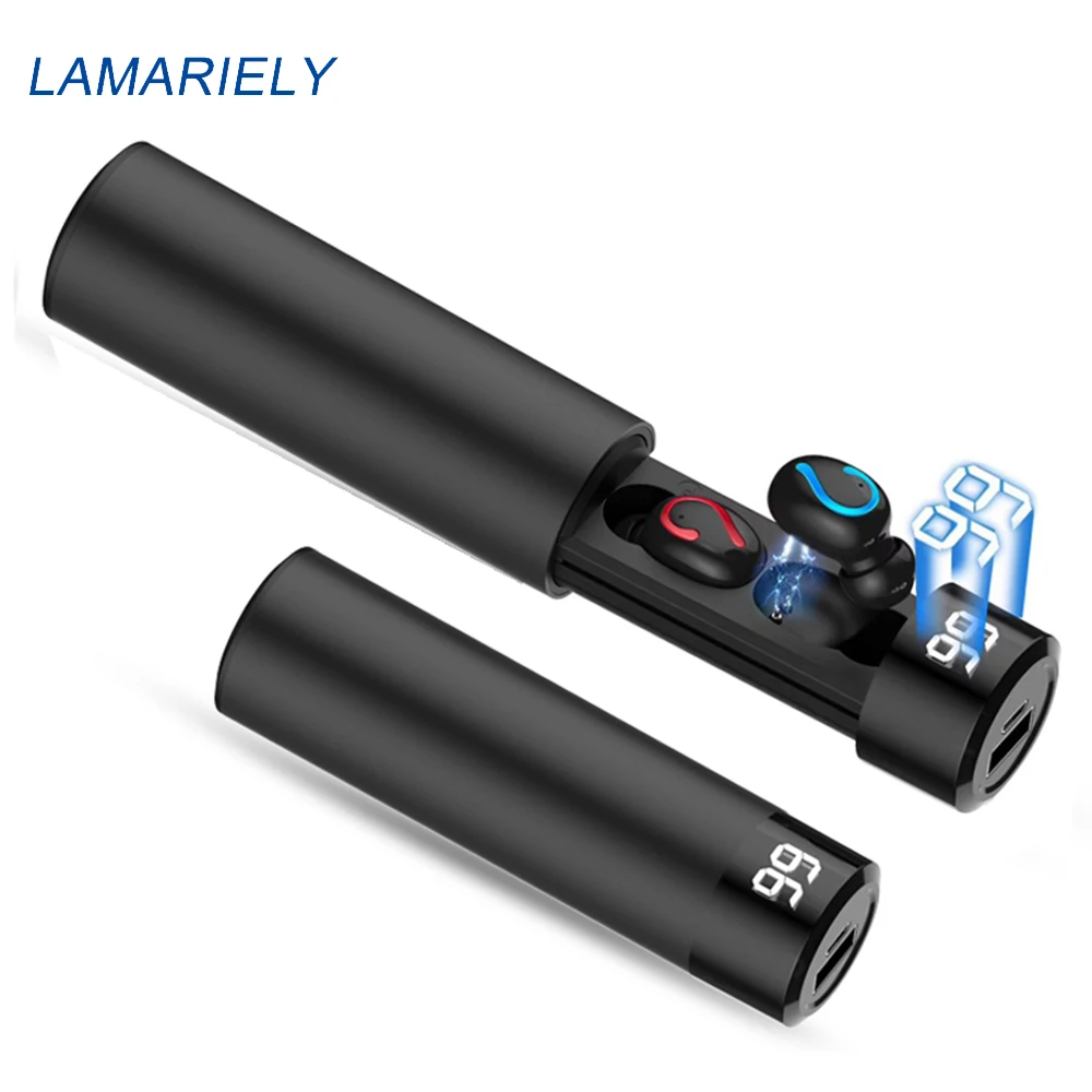 TWS Q67 Bluetooth 5 0 беспроводные наушники спортивные гарнитура вкладыши футляр для