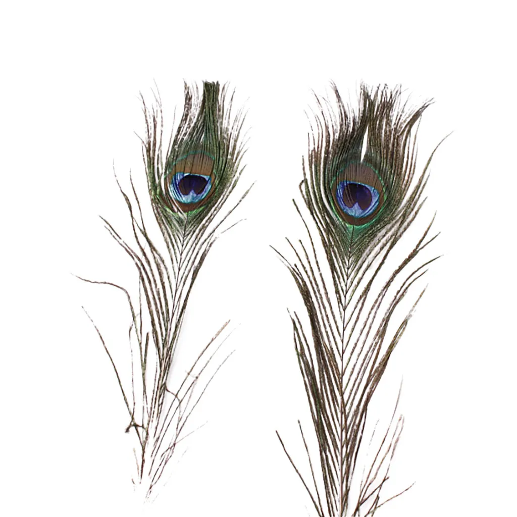 10 шт. натуральные перья из натурального Павлиньего хвоста поделки сделай сам 23-30