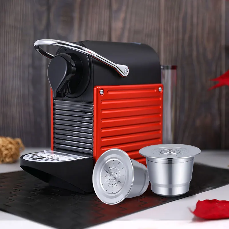 

coffee filter can be reused coffee machine is compatible with stainless steel coffee capsules