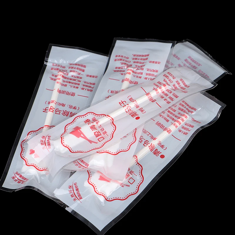 

30Pcs Baby Kid Tongue Cleaner Disposable Gauze Toothbrush Paper Oral Rod Stick New