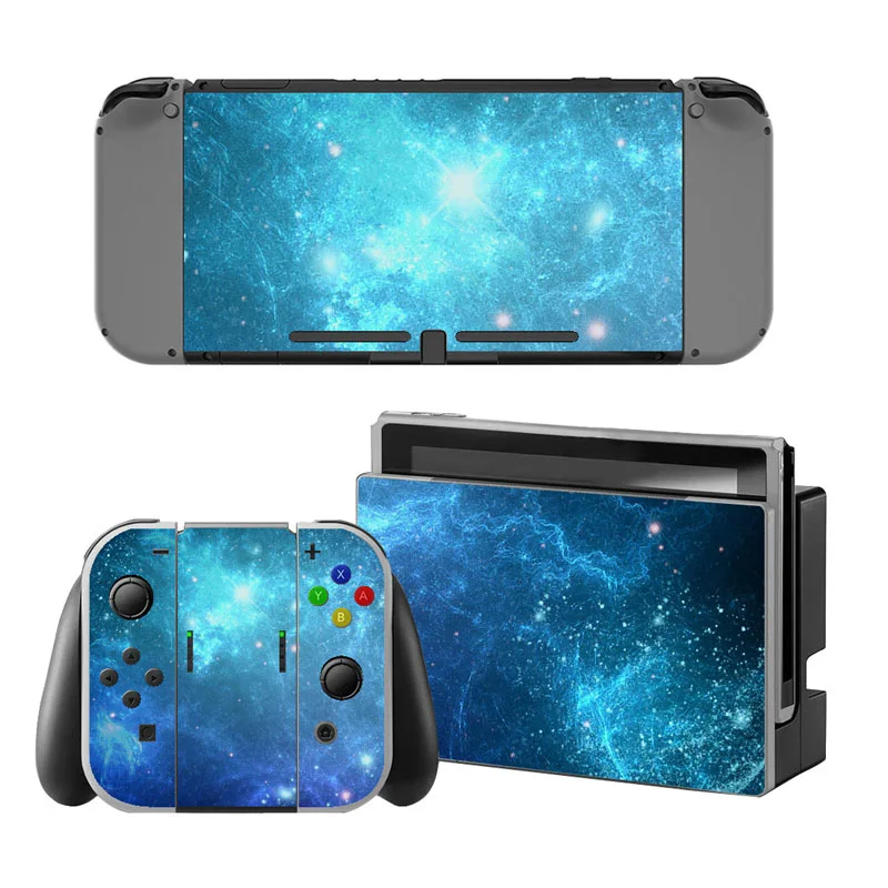 Серебристый Наклейка для кожи с переключателем для Ns Switch консоли контроллера геймпад Joy-con крышка виниловая наклейка - Цвет: Серебристый