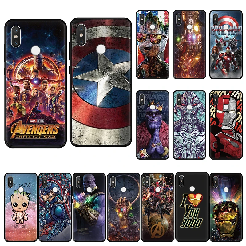 Мягкий ТПУ чехол Marvel для Xiaomi mi 9 8 Explorer Lite A1 A2 6X 5X для Xiao mi Red mi Note 6 7 Pro 5 Pocophone F1 чехол Coque Fundas
